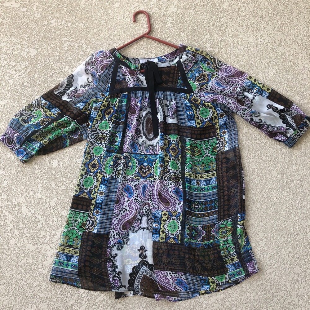 Bohemian See Through Tunic
